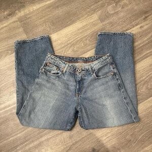 Polo Ralph Lauren Saturday cropped blue denim jeans vintage women’s size 2